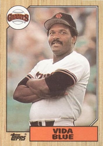#260 Vida Blue - San Francisco Giants - 1987 Topps Baseball