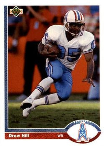 #260 Drew Hill - Houston Oilers - 1991 Upper Deck Football