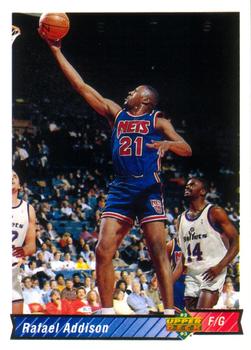 #260 Rafael Addison - New Jersey Nets - 1992-93 Upper Deck Basketball