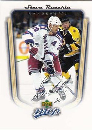 #260 Steve Rucchin - New York Rangers - 2005-06 Upper Deck MVP Hockey