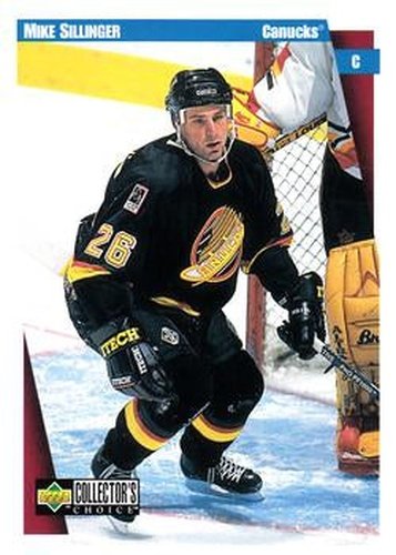 #260 Mike Sillinger - Vancouver Canucks - 1997-98 Collector's Choice Hockey