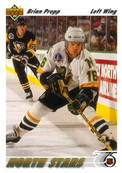 #260 Brian Propp - Minnesota North Stars - 1991-92 Upper Deck Hockey