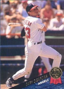 #260 Gary DiSarcina - California Angels - 1993 Leaf Baseball