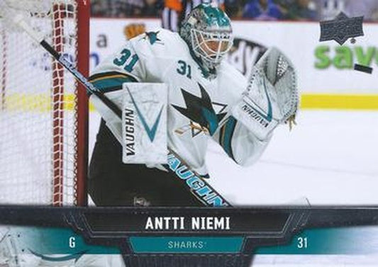 #260 Antti Niemi - San Jose Sharks - 2013-14 Upper Deck Hockey