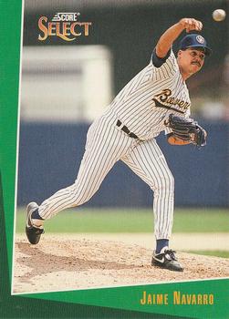 #260 Jaime Navarro - Milwaukee Brewers - 1993 Select Baseball