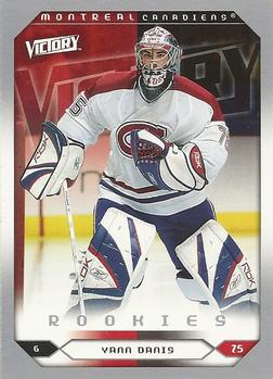 #260 Yann Danis - Montreal Canadiens - 2005-06 Upper Deck Victory Hockey