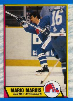 #260 Mario Marois - Quebec Nordiques - 1989-90 O-Pee-Chee Hockey