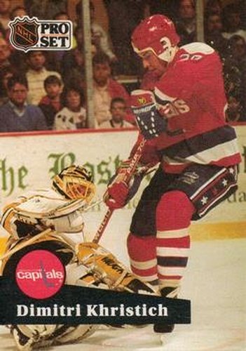 #260 Dmitri Khristich - 1991-92 Pro Set Hockey