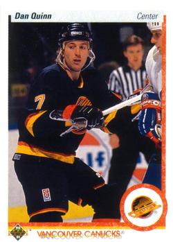 #260 Dan Quinn - Vancouver Canucks - 1990-91 Upper Deck Hockey