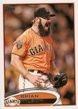 #260 Brian Wilson - San Francisco Giants - 2012 Topps Baseball