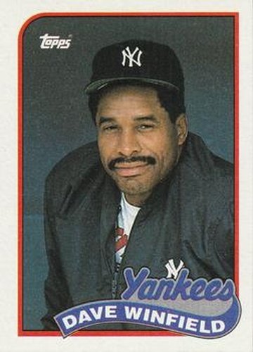 #260 Dave Winfield - New York Yankees - 1989 Topps Baseball