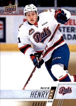 #260 Nick Henry - Regina Pats - 2017-18 Upper Deck CHL Hockey