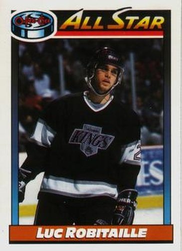 #260 Luc Robitaille - Los Angeles Kings - 1991-92 O-Pee-Chee Hockey