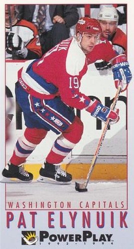#260 Pat Elynuik - Washington Capitals - 1993-94 Fleer PowerPlay Hockey