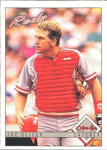 #260 Joe Oliver - Cincinnati Reds - 1993 O-Pee-Chee Baseball