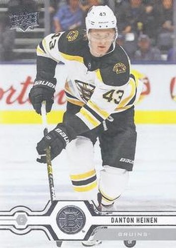 #260 Danton Heinen - Boston Bruins - 2019-20 Upper Deck Hockey