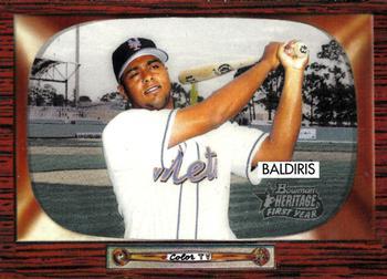 #260 Aarom Baldiris - New York Mets - 2004 Bowman Heritage Baseball