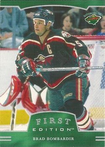 #260 Brad Bombardir - Minnesota Wild - 2002-03 Be a Player First Edition Hockey