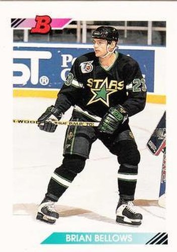 #260 Brian Bellows - Minnesota North Stars - 1992-93 Bowman Hockey