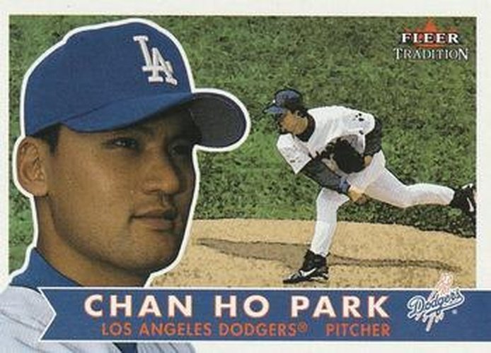 #260 Chan Ho Park - Los Angeles Dodgers - 2001 Fleer Tradition Baseball