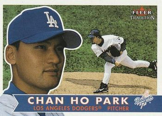 #260 Chan Ho Park - Los Angeles Dodgers - 2001 Fleer Tradition Baseball