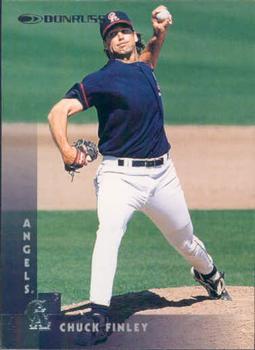 #260 Chuck Finley - California Angels - 1997 Donruss Baseball