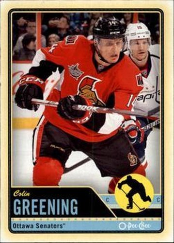 #260 Colin Greening - Ottawa Senators - 2012-13 O-Pee-Chee Hockey