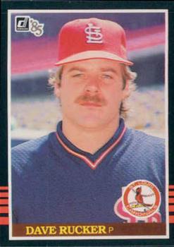 #260 Dave Rucker - St. Louis Cardinals - 1985 Donruss Baseball