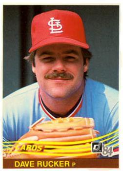 #260 Dave Rucker - St. Louis Cardinals - 1984 Donruss Baseball