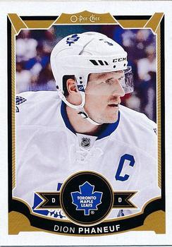 #260 Dion Phaneuf - Toronto Maple Leafs - 2015-16 O-Pee-Chee Hockey