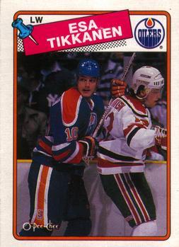 #260 Esa Tikkanen - Edmonton Oilers - 1988-89 O-Pee-Chee Hockey