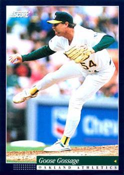 #260 Goose Gossage - Oakland Athletics -1994 Score Baseball