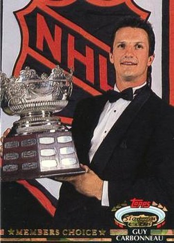 #260 Guy Carbonneau - Montreal Canadiens - 1992-93 Stadium Club Hockey