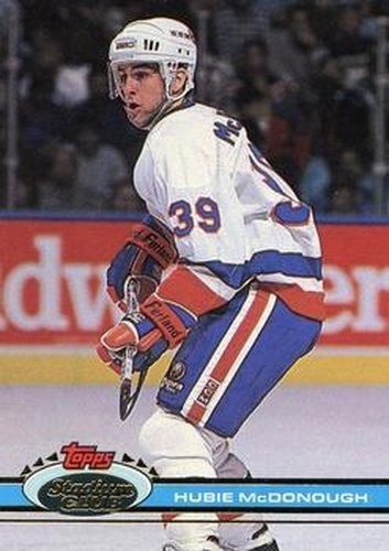 #260 Hubie McDonough - New York Islanders - 1991-92 Stadium Club Hockey