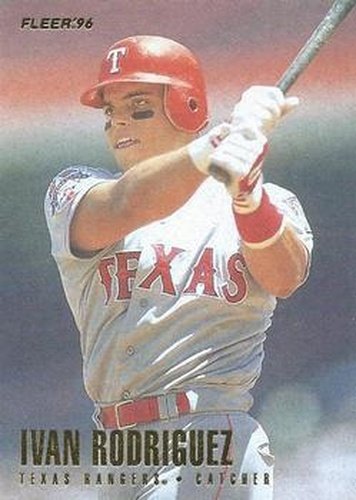 #260 Ivan Rodriguez - Texas Rangers - 1996 Fleer Baseball