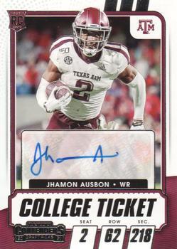 #260 Jhamon Ausbon - Texas A&M Aggies - 2021 Panini Contenders Draft Picks Football