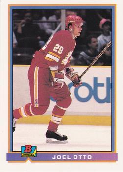 #260 Joel Otto - Calgary Flames - 1991-92 Bowman Hockey