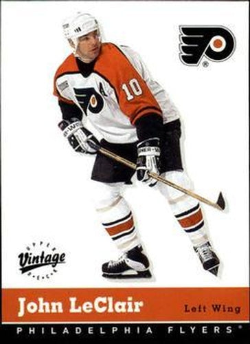#260 John LeClair - Philadelphia Flyers - 2000-01 Upper Deck Vintage Hockey