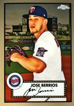 #260 Jose Berrios - Minnesota Twins - 2021 Topps Chrome Platinum Anniversary Baseball