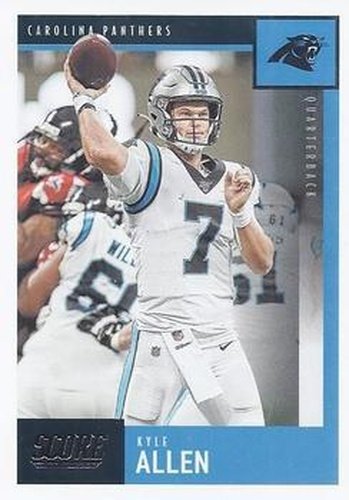 #260 Kyle Allen - Carolina Panthers - 2020 Score Football