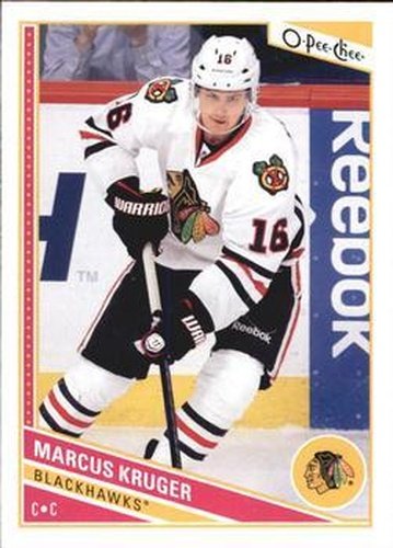 #260 Marcus Kruger - Chicago Blackhawks - 2013-14 O-Pee-Chee Hockey