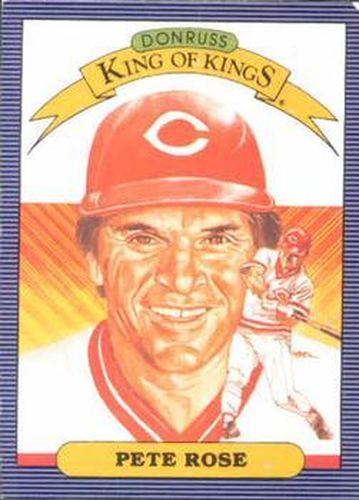 #260 Pete Rose - Cincinnati Reds - 1986 Leaf Baseball