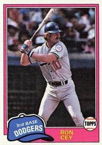#260 Ron Cey - Los Angeles Dodgers - 1981 Topps Baseball