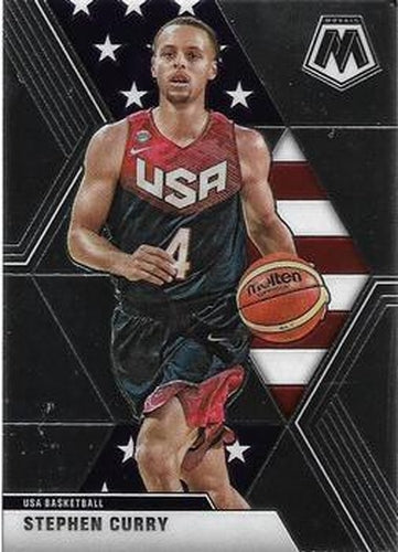 #260 Stephen Curry - USA - 2019-20 Panini Mosaic Basketball
