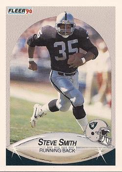 #260 Steve Smith - Los Angeles Raiders - 1990 Fleer Football