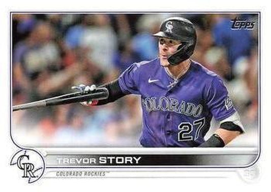 #260 Trevor Story - Colorado Rockies - 2022 Topps Baseball