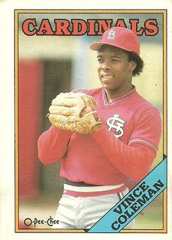 #260 Vince Coleman - St. Louis Cardinals - 1988 O-Pee-Chee Baseball