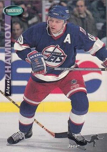 #260 Alexei Zhamnov - Winnipeg Jets - 1994-95 Parkhurst Hockey