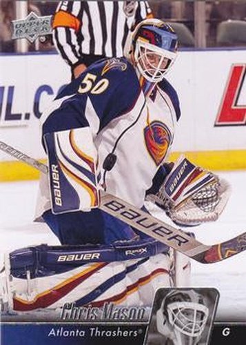 #260 Chris Mason - Atlanta Thrashers - 2010-11 Upper Deck Hockey