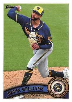 #260 Devin Williams - Milwaukee Brewers - 2021 Topps Archives Baseball